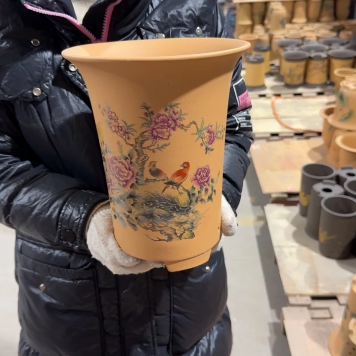 紫砂花盆 包邮包破损