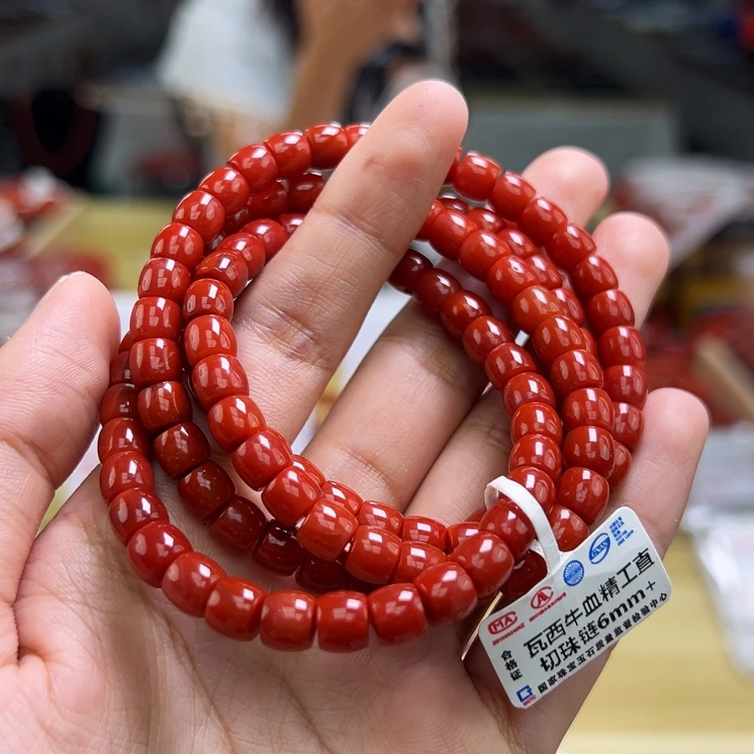 南红玛瑙多样性发一，卡6mm➕未镶嵌