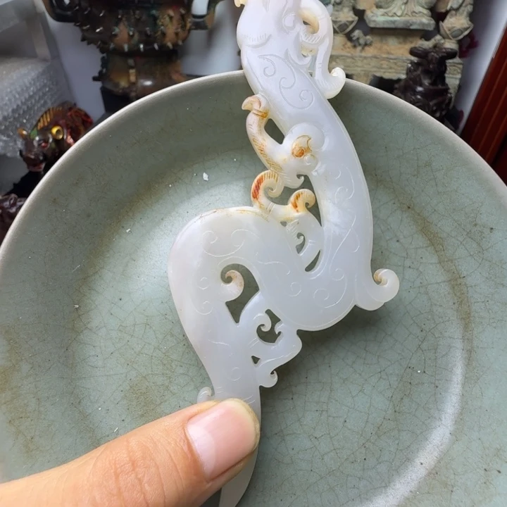 喝***鱼摆件我在你心里就是一