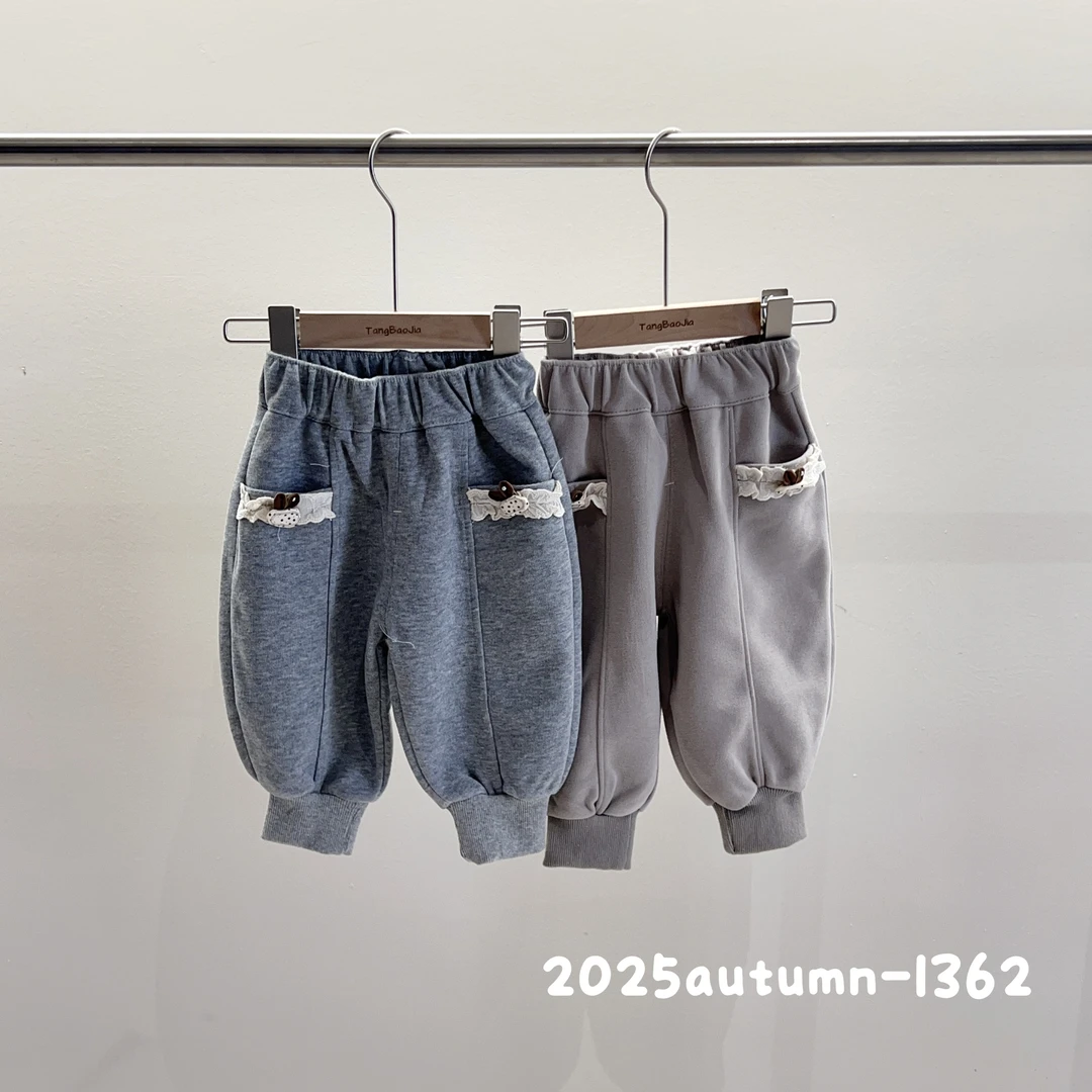 球水洗针织儿童卫裤1总