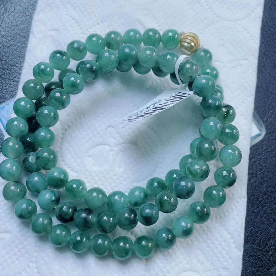 定制翡翠未镶嵌珠串