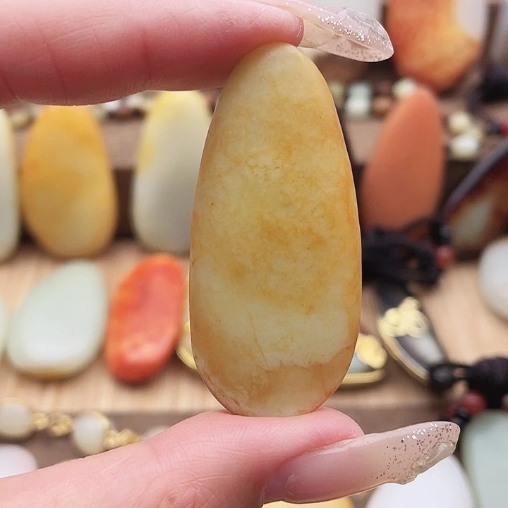 和田玉手把未镶嵌