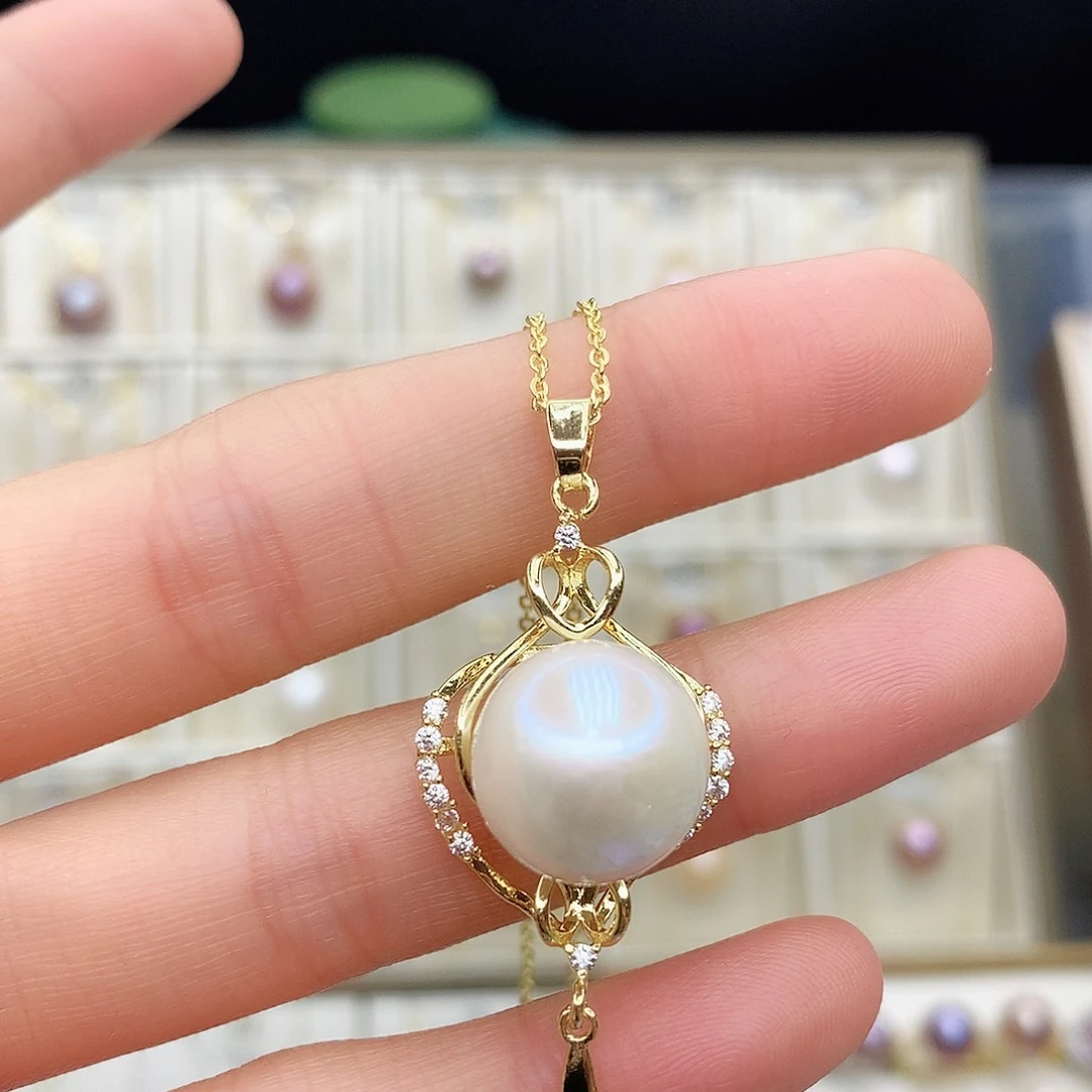 淡水珍珠颈饰合金