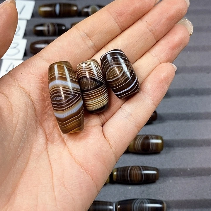 美***糖合金玛瑙/玉髓珠宝半成品