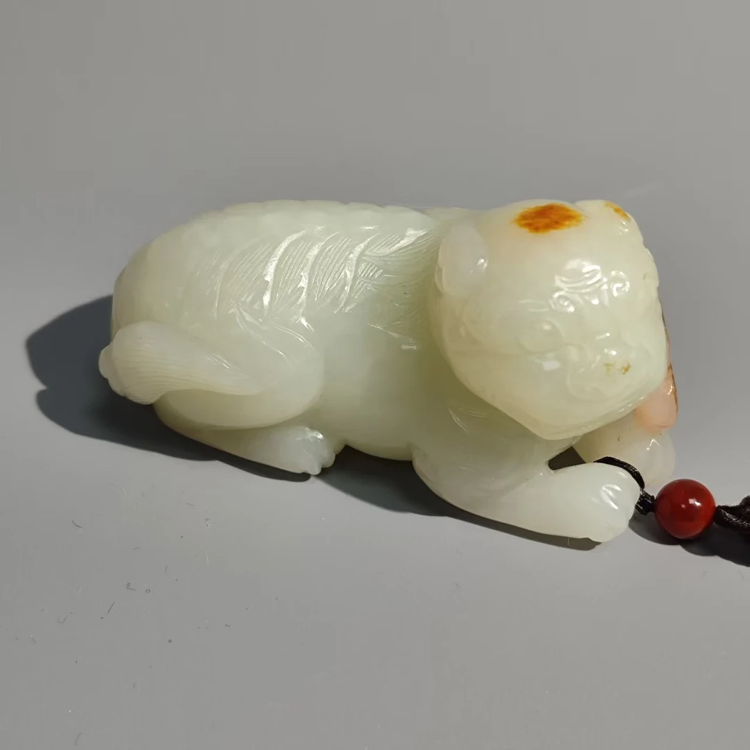 清代和田玉貔貅