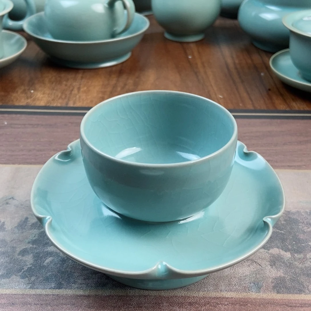 摆件原产地原矿汝瓷～茶器
