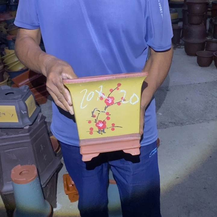 紫砂花盆紫砂花盆