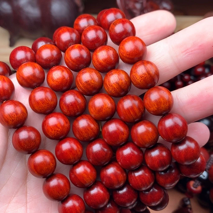 染料紫檀（血檀）无事牌1.2×108顶泥鸡血红高密