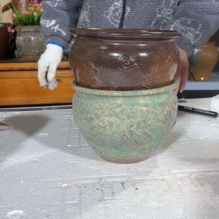 紫砂花盆花盆花盆