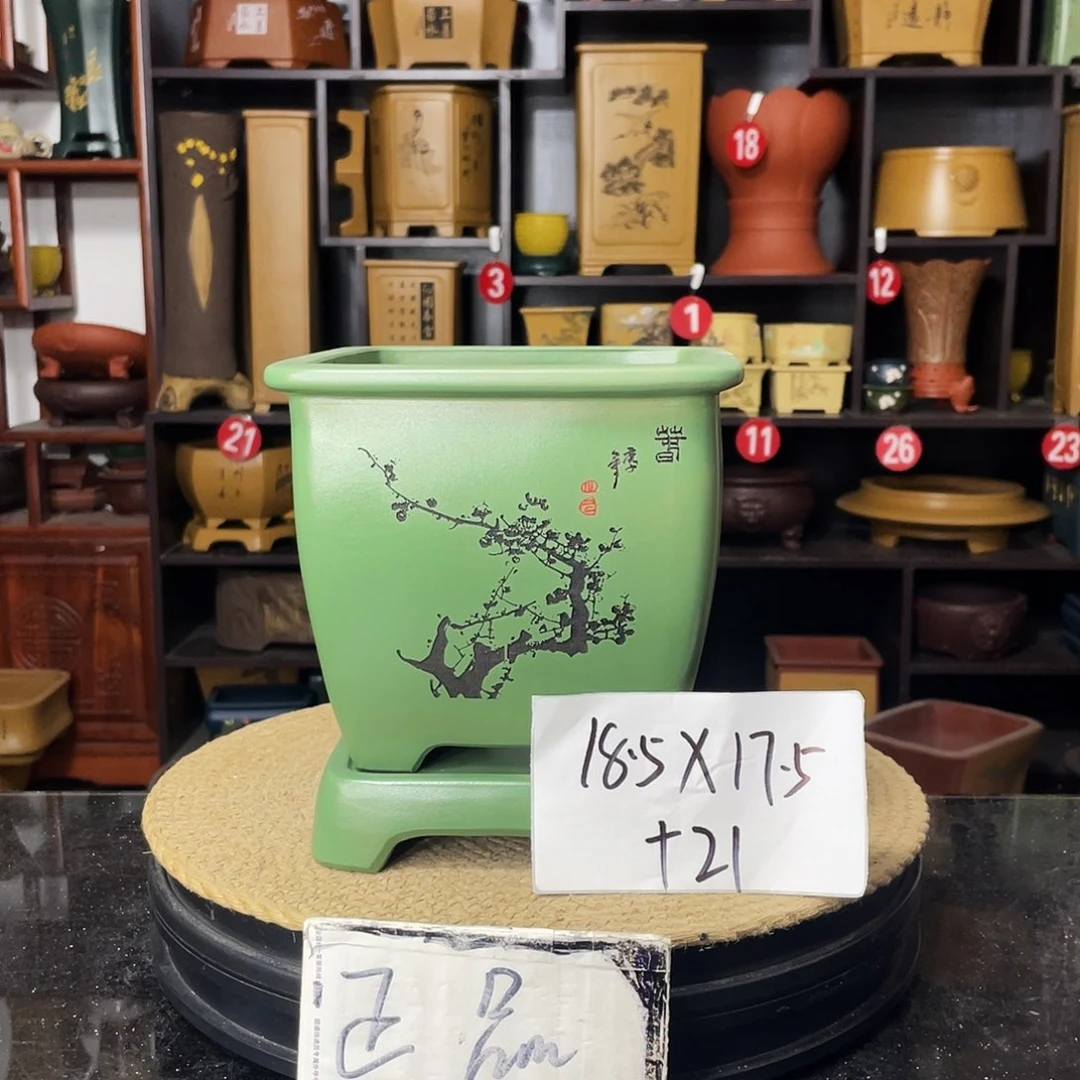 D-盆尚好紫砂花盆