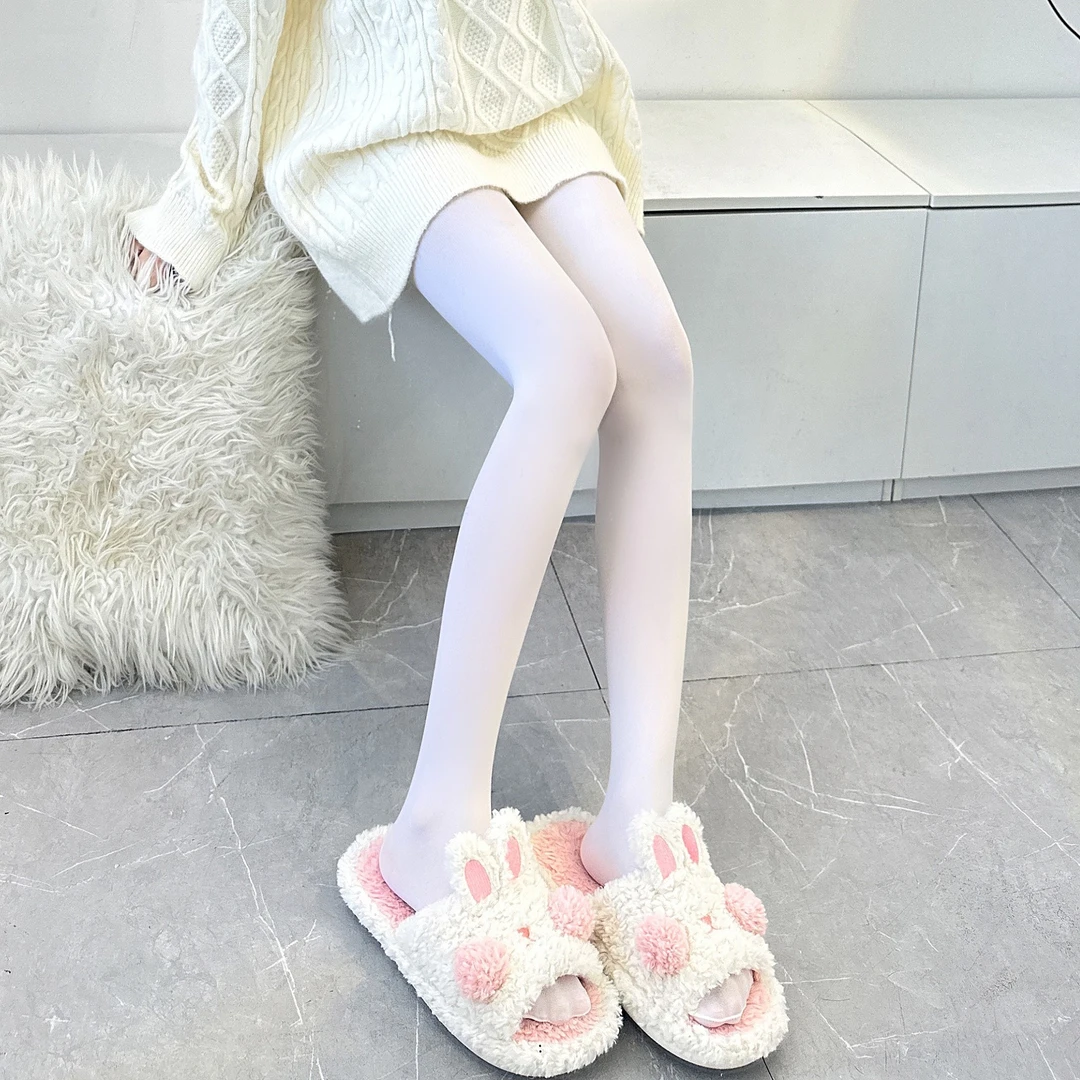 白色连裤袜打底裤秋冬练功芭蕾舞蹈袜儿童女童女孩学生跳舞不起球