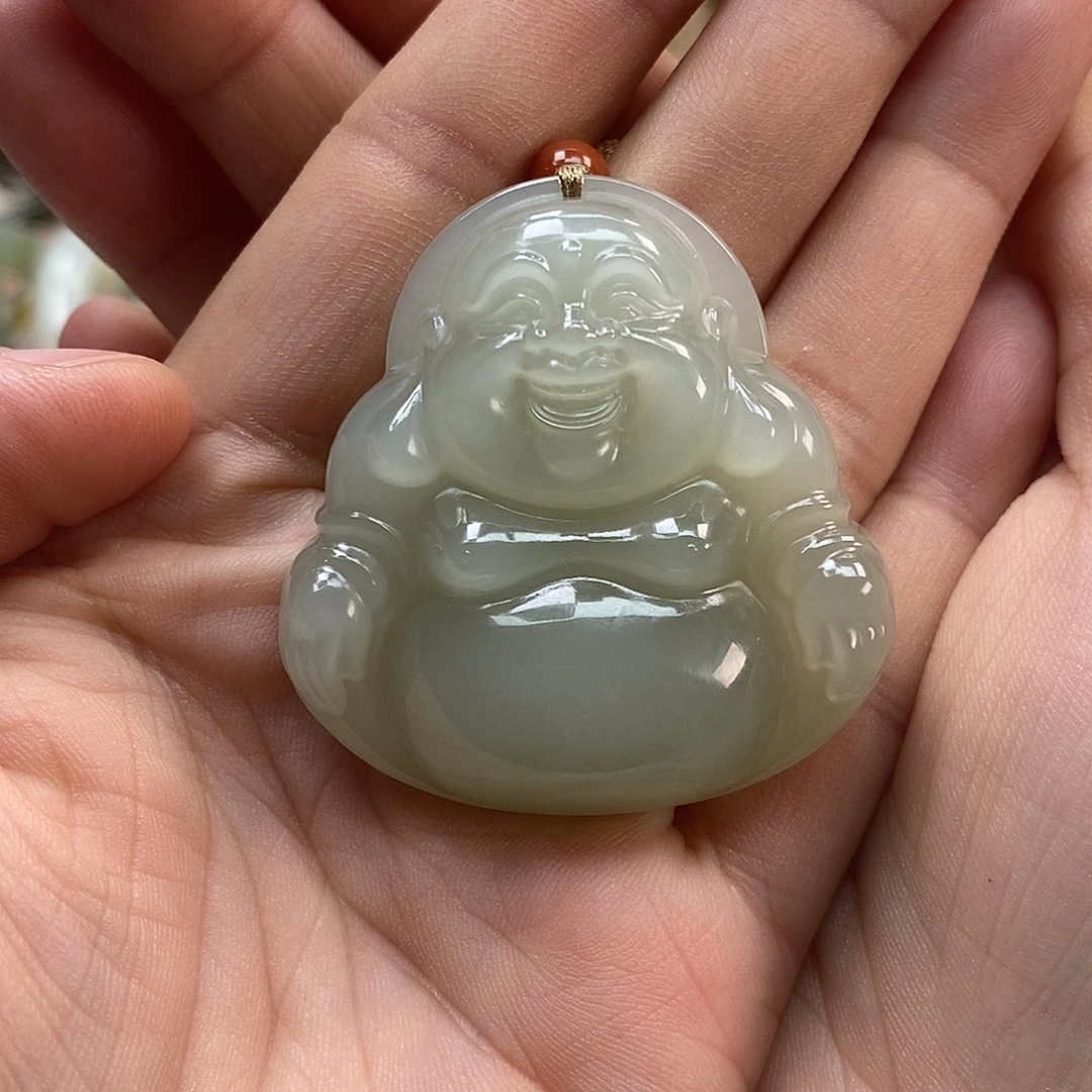 和田玉未镶嵌颈饰45