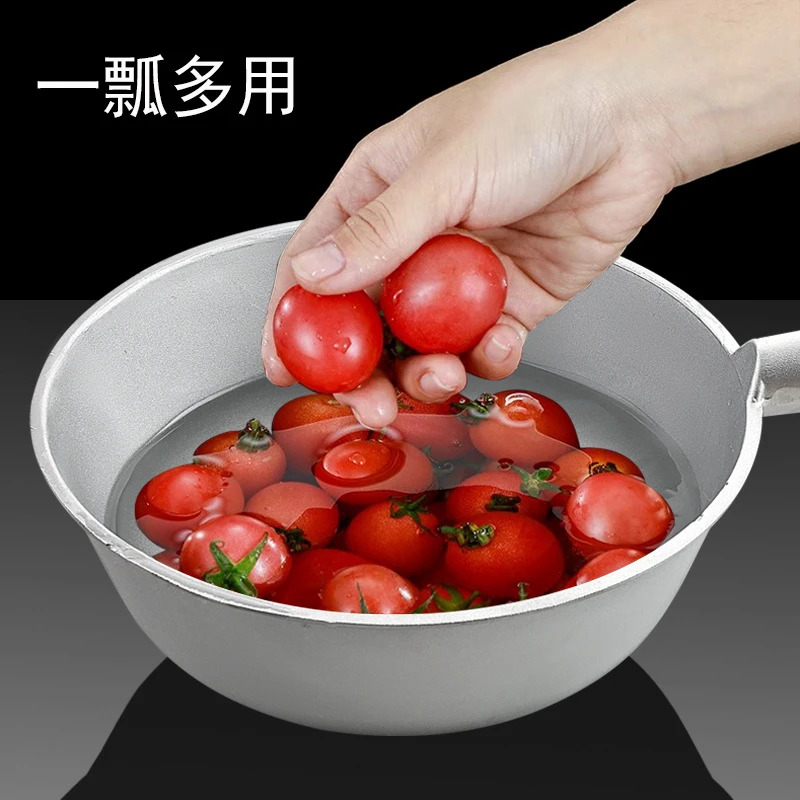 犬舍养狗喂食养殖狗牛羊老式铝水瓢一体成型加厚勺舀水瓢商用厨房