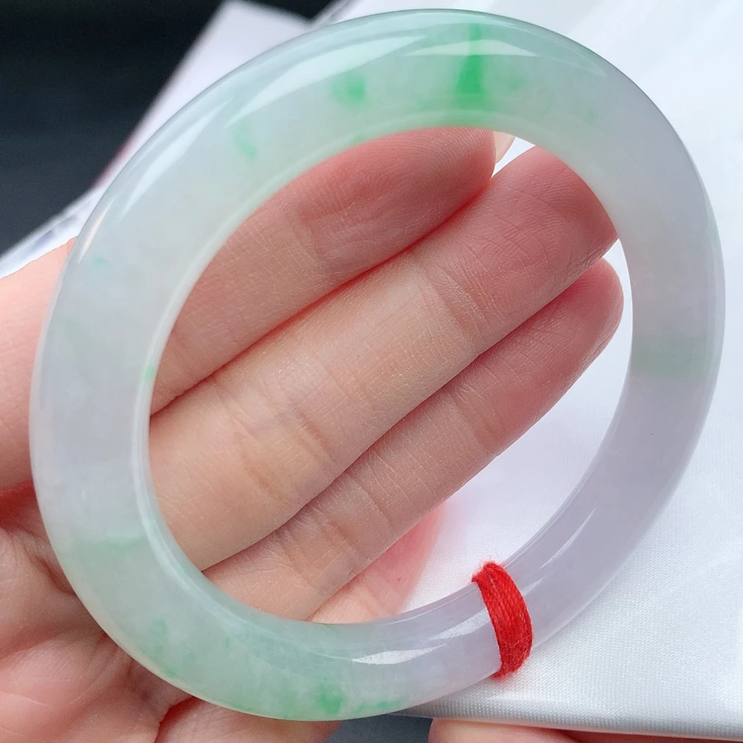 翡翠手镯未镶嵌55圆条882757