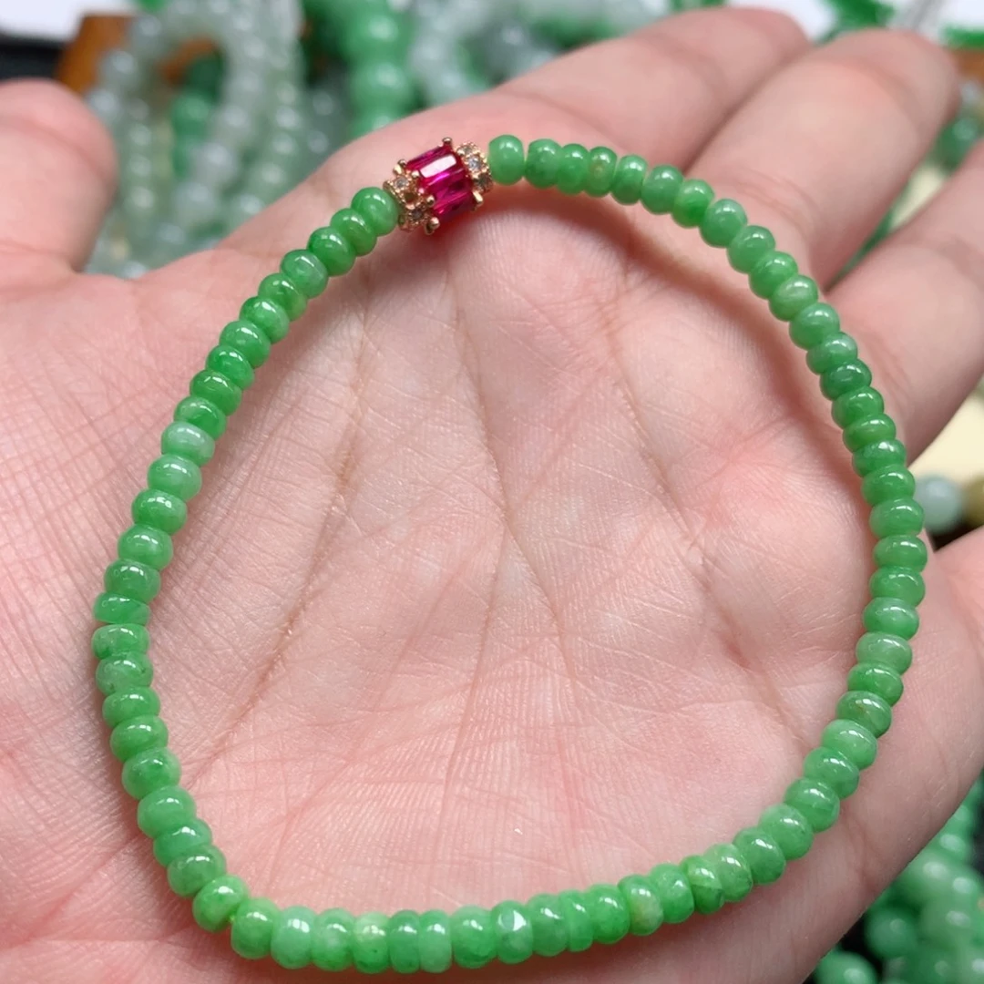 未镶嵌手链翡翠翡翠