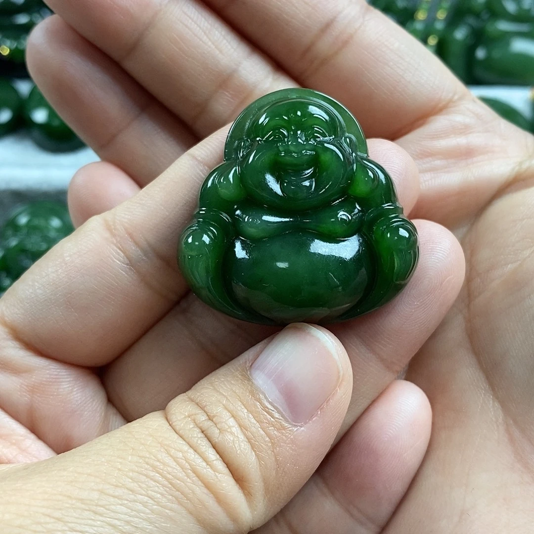 和田玉（碧玉）未镶嵌颈饰35