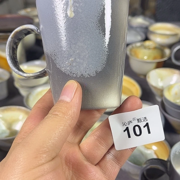 沁庐柴窑古法柴烧全手工茶具