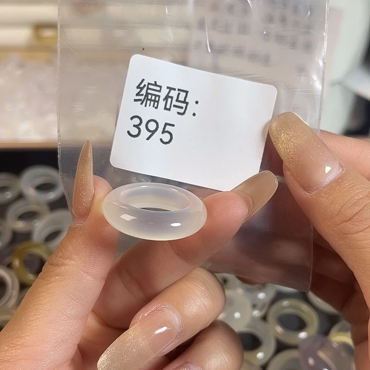 玛瑙/玉髓未镶嵌戒指395港12