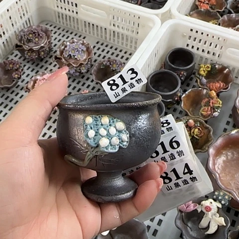 瓷片柴烧柴烧柴烧813失圆