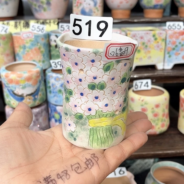 手工制作多肉花盆