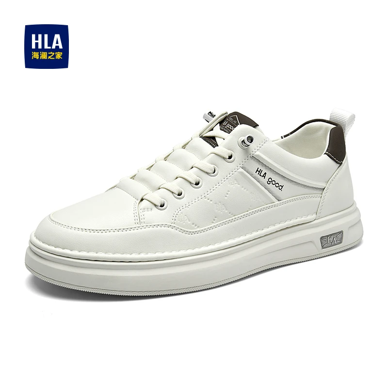 HLA/海澜之家板鞋男2025秋冬新款时尚百搭休闲鞋子男士运动小白鞋