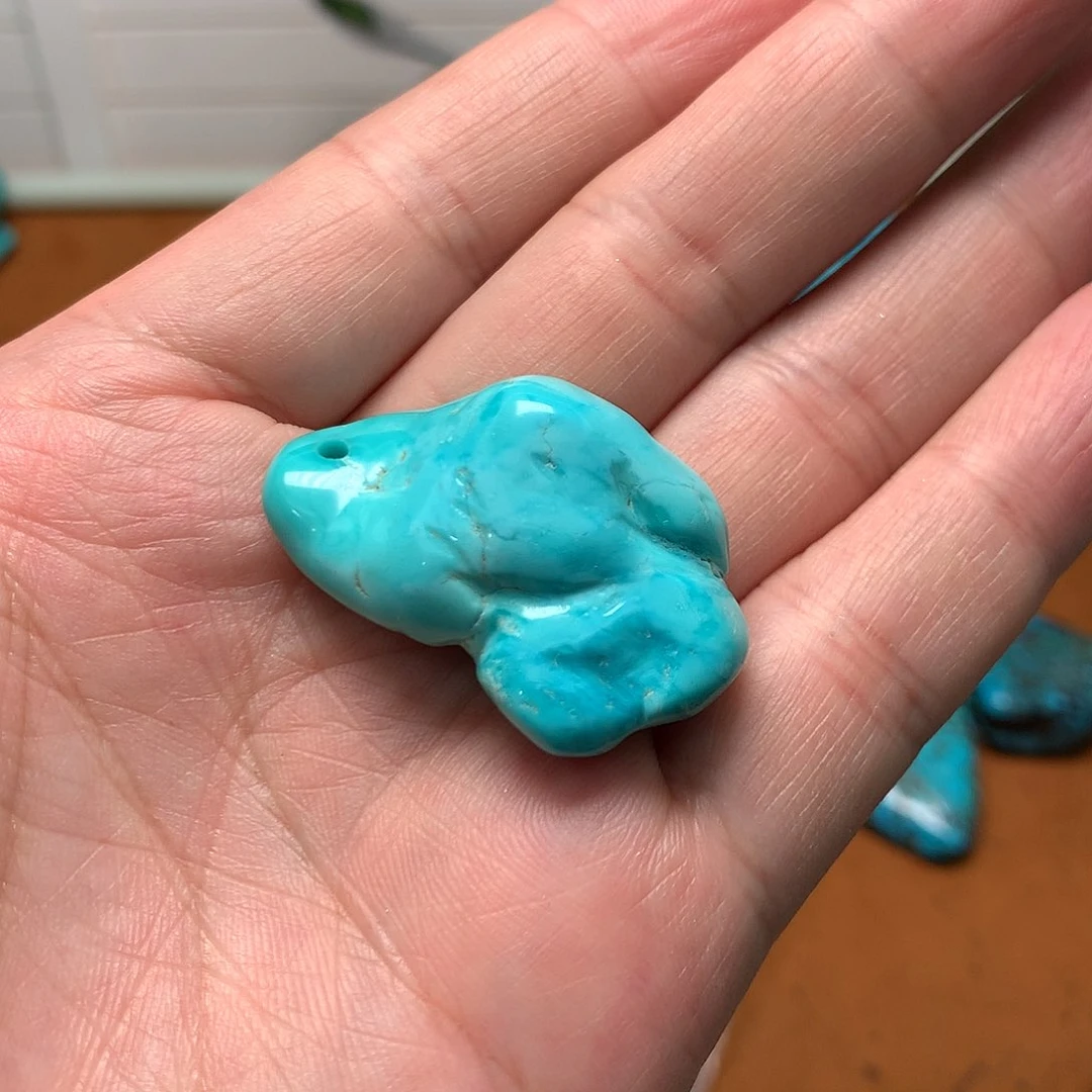 绿松石珠宝奇石未镶嵌风****音