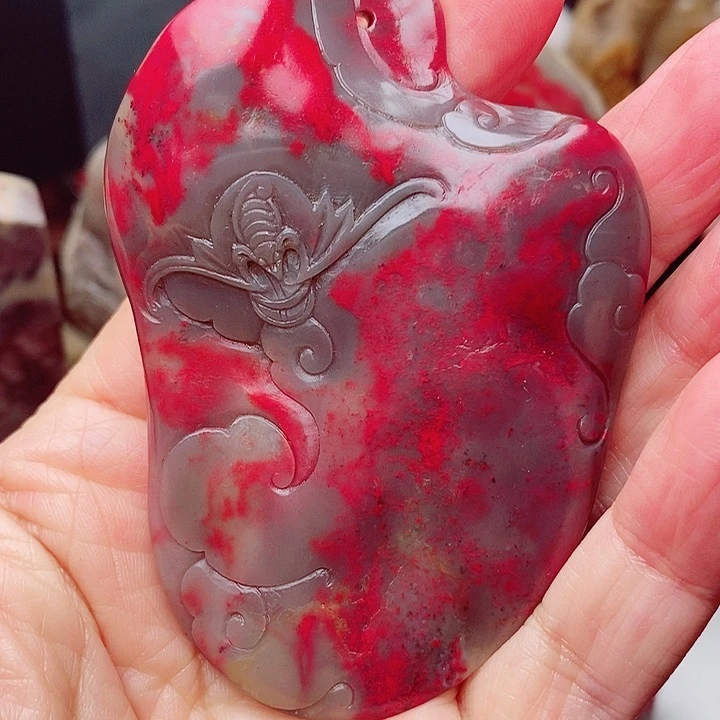 昌化鸡血石2****鸣昌化鸡血石