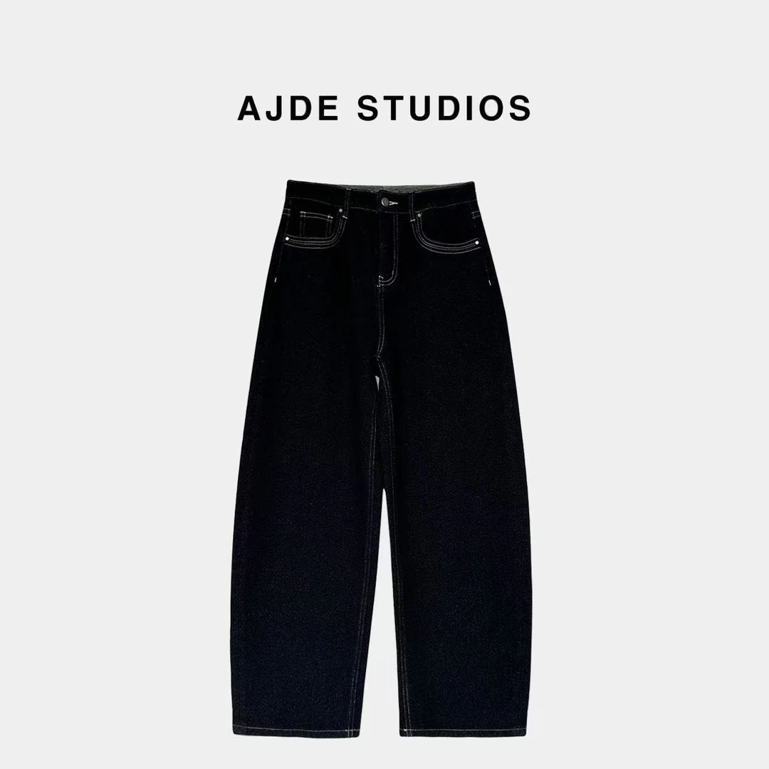 AJDE｜满天星原色加绒牛仔裤04