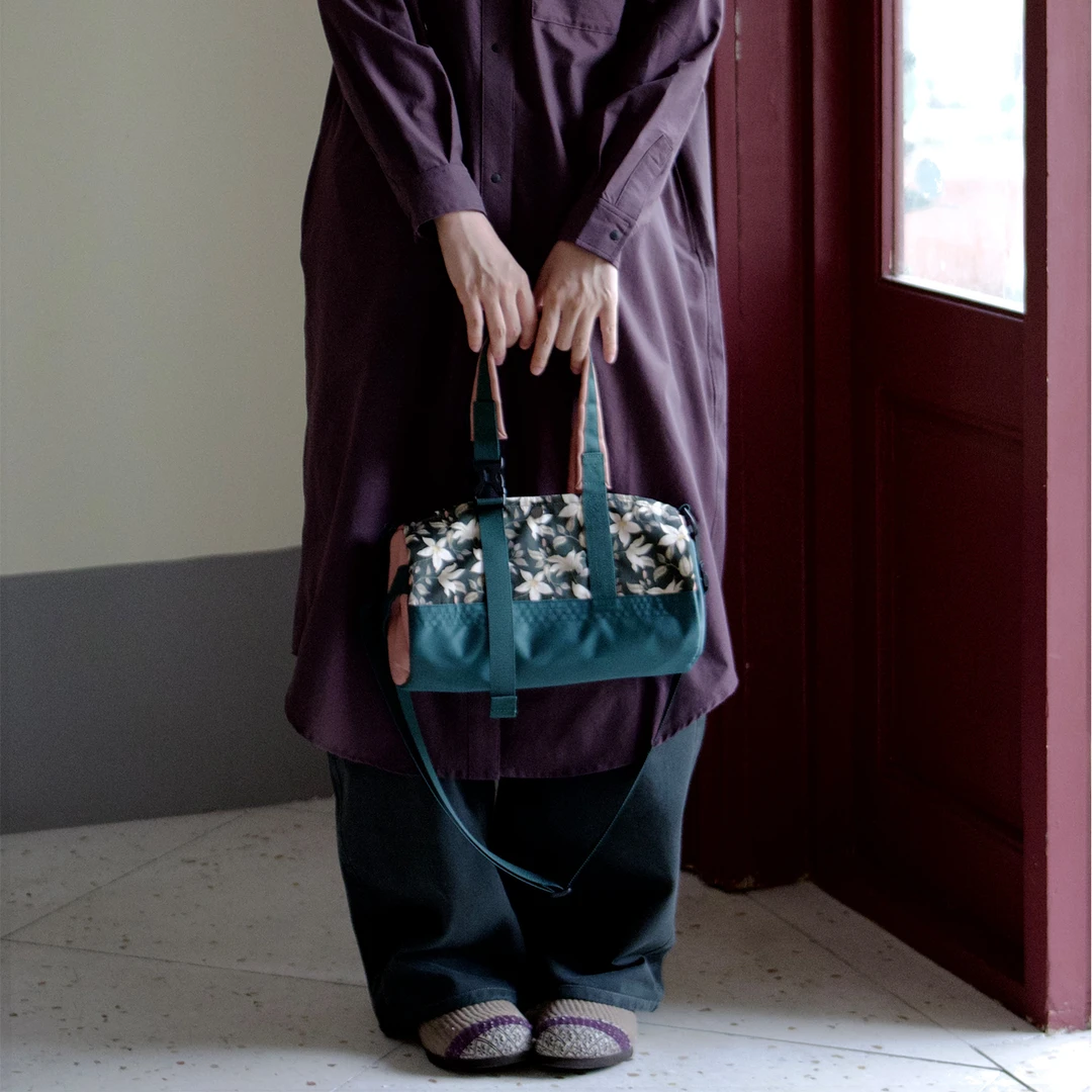 housedesign原创秋新拼接设计斜挎包时尚单肩手提波士顿轻便包包