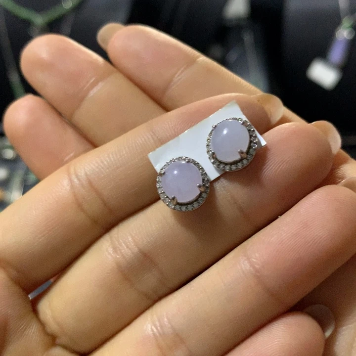 翡翠银S925镶嵌戒指