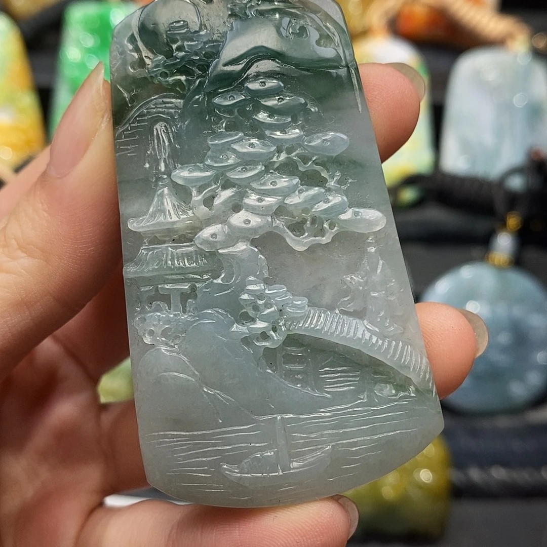定制翡翠未镶嵌翡翠A货一物一证