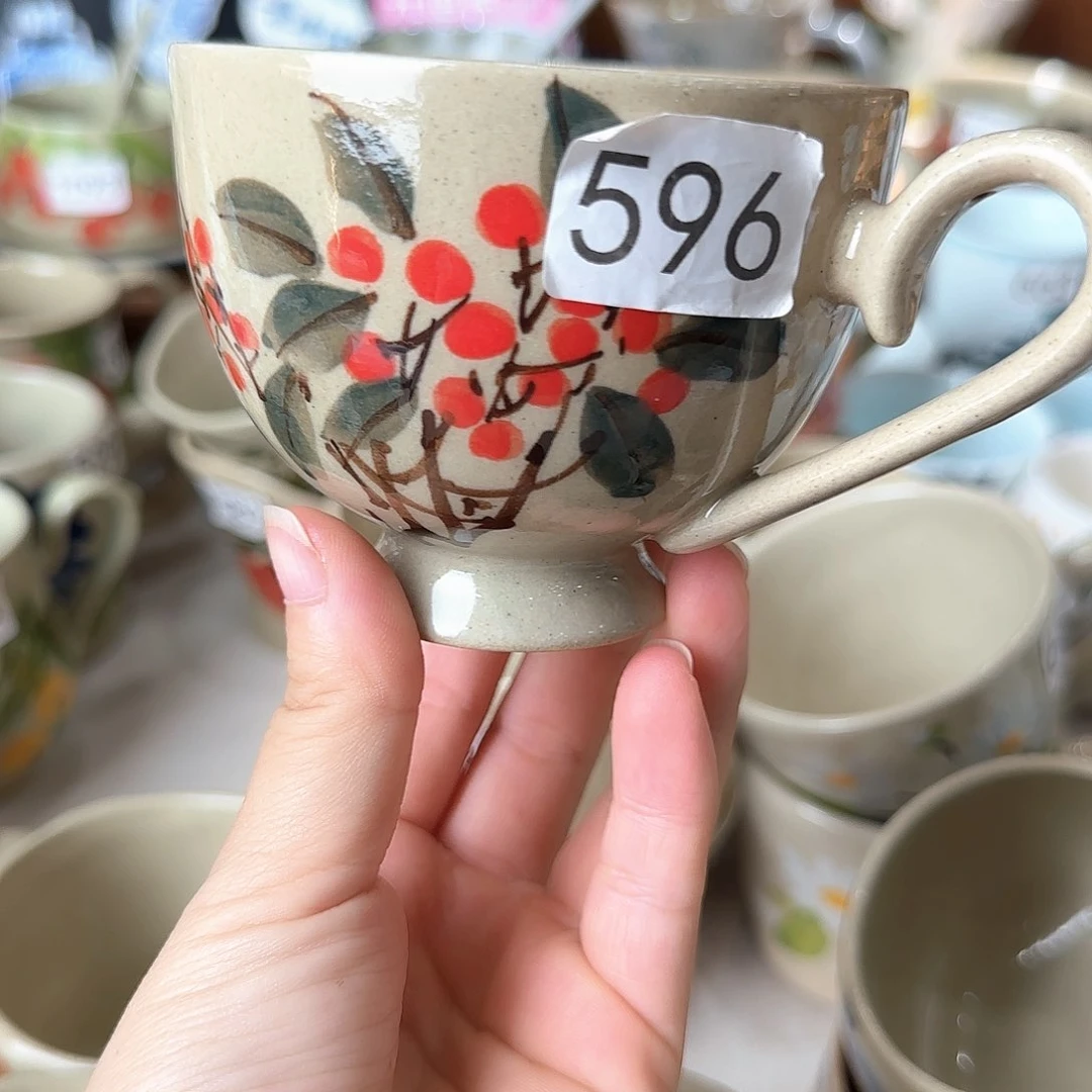 杯子景德镇陶瓷高温杯子596