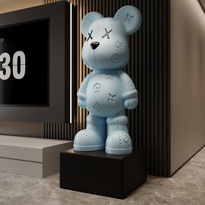 暴力熊客厅落地大摆件装饰品轻奢高档家居电视柜旁边存钱罐网红熊