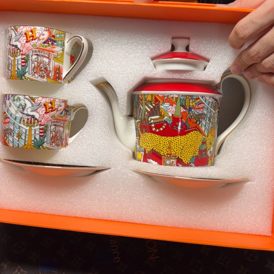 欧美陶瓷餐具摆件
