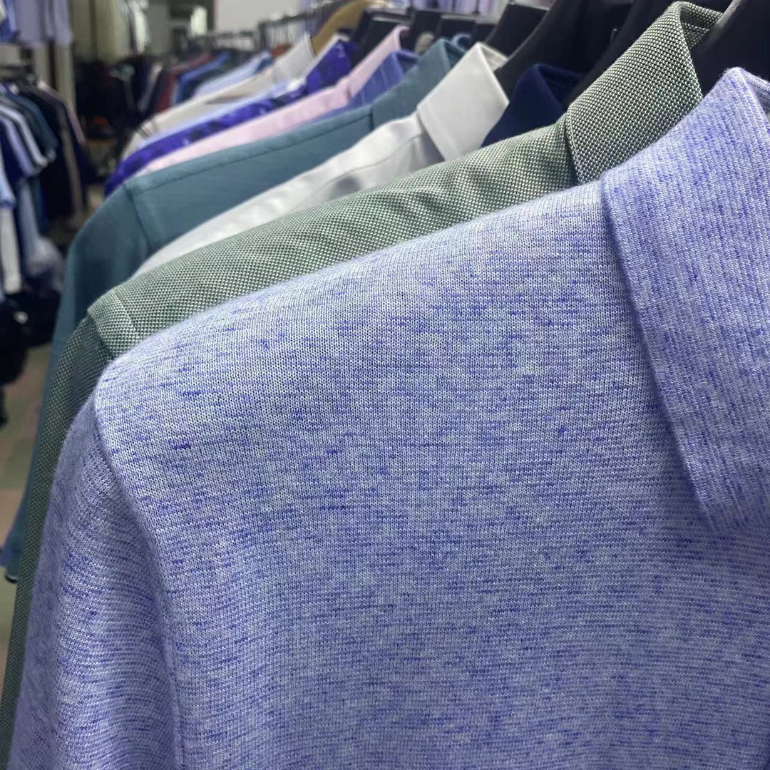 W001-100【直播链接】高定翻领衬衫衣男士上衣