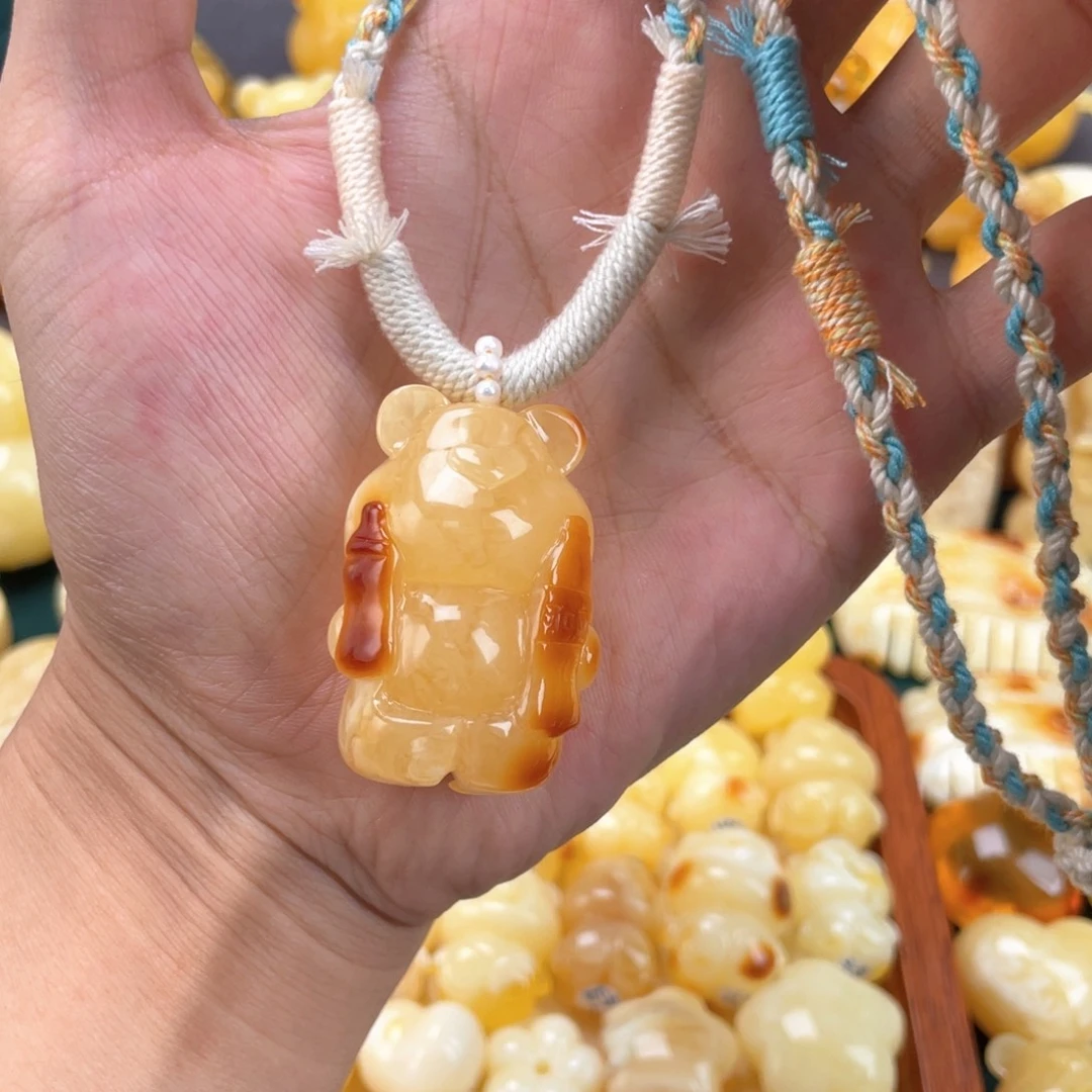 琥珀未镶嵌裸石蜜蜡