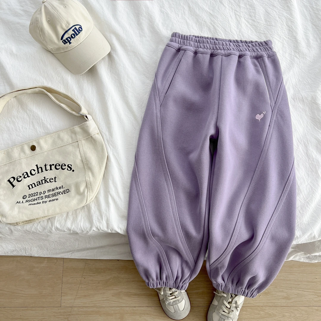 女童2025春季新款中大童儿童时尚洋气百搭休闲卫裤MYMC1011