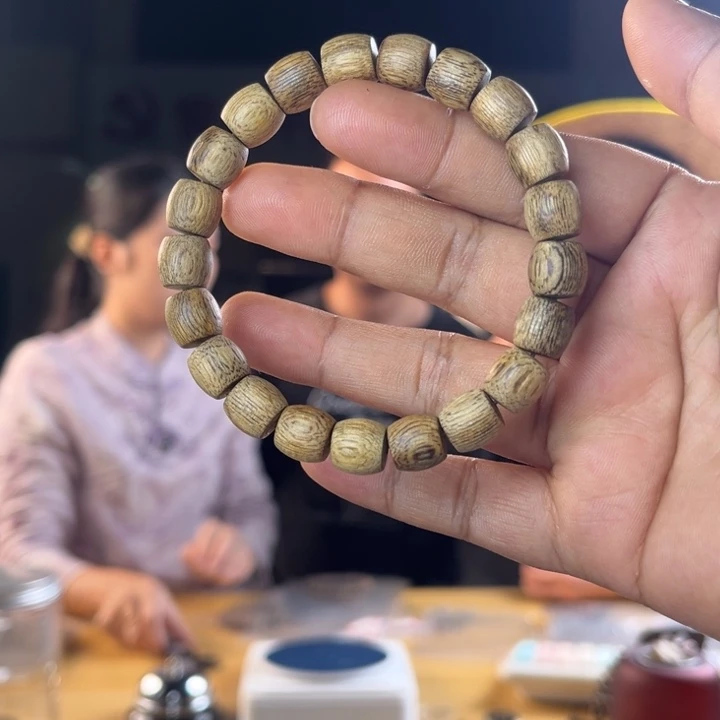 手串沉香奇楠鼓珠9mm单圈8克➕多样性发一