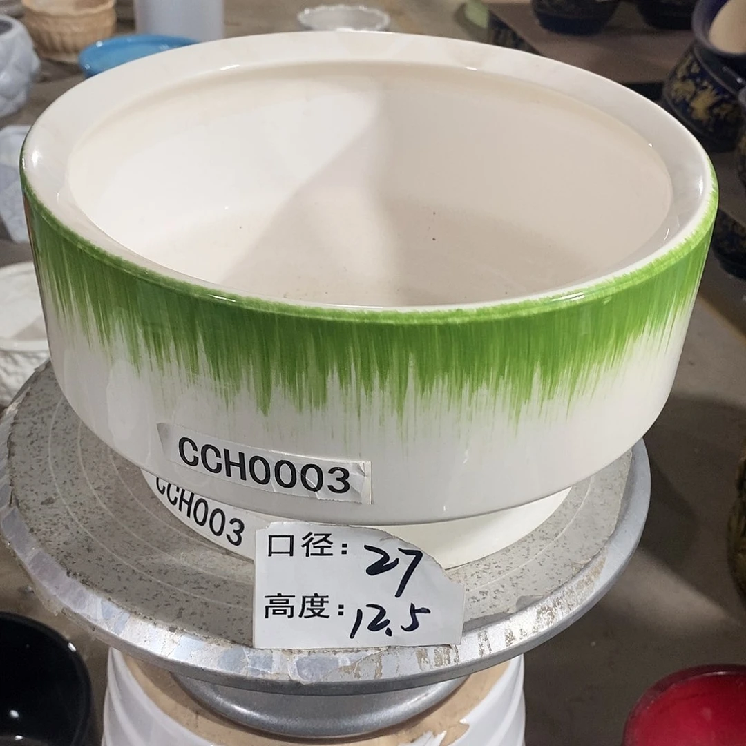 【闪购商品】陶瓷微瑕花盆-CCH003-1个大号