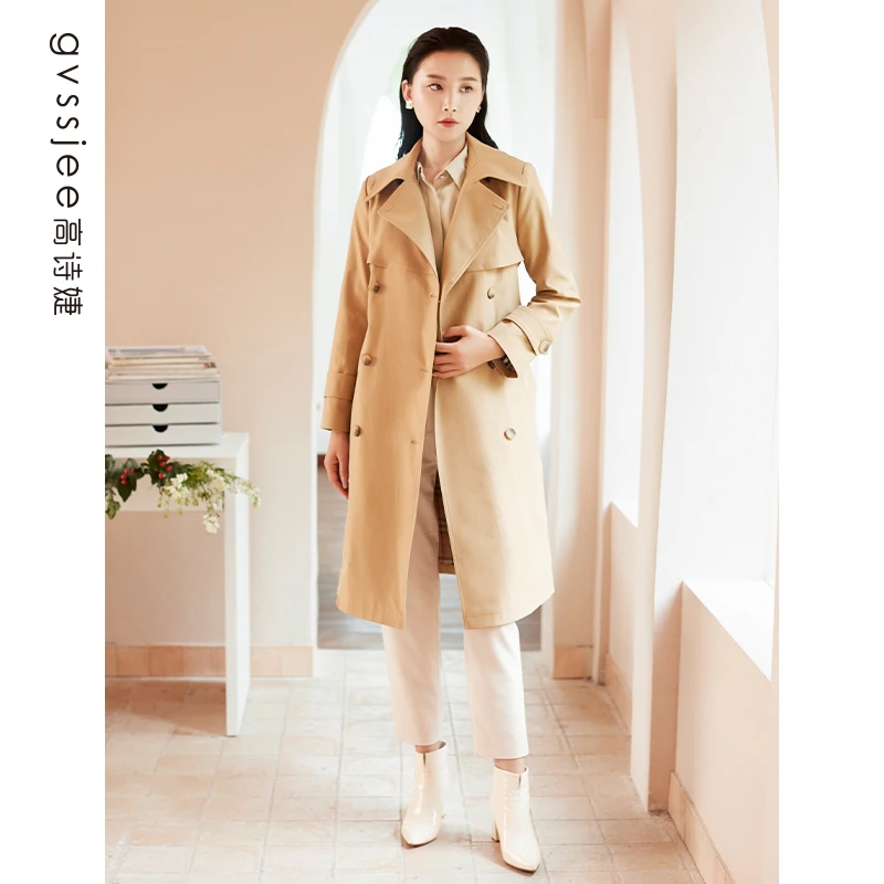 高诗婕秋季新款时尚风衣外套女223332083/223232083