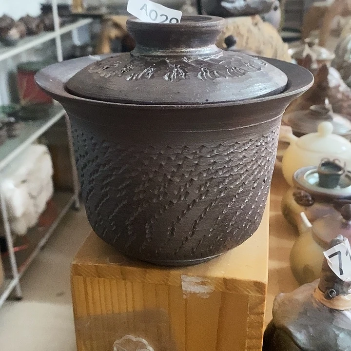 紫砂茶杯柴烧纯手工029