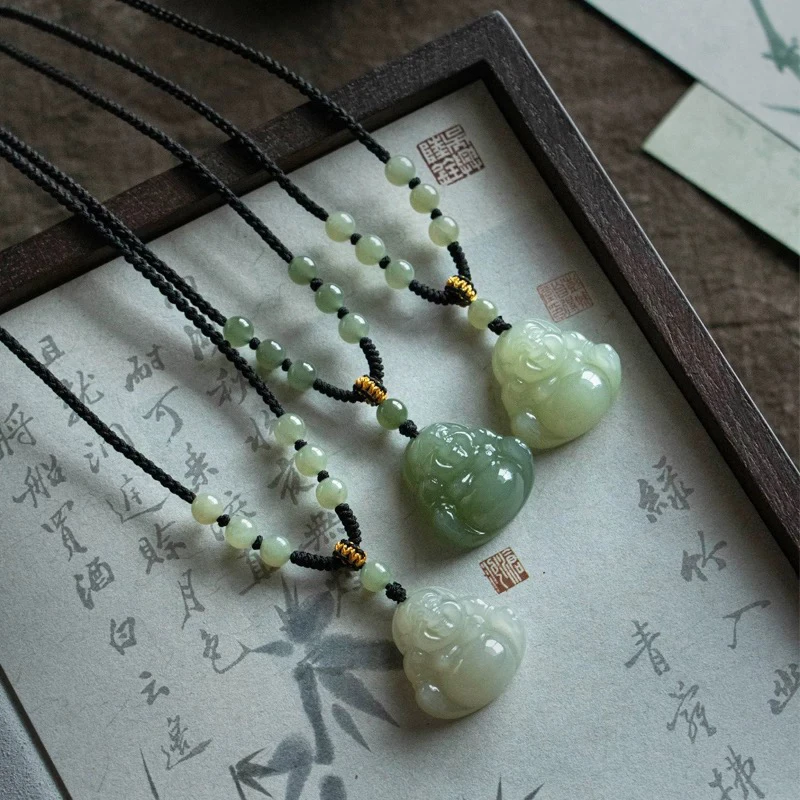 青海料天然和田玉佛公