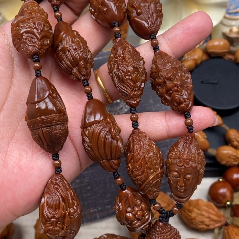 【闪购商品】橄榄核吊坠橄榄手工雕刻工艺