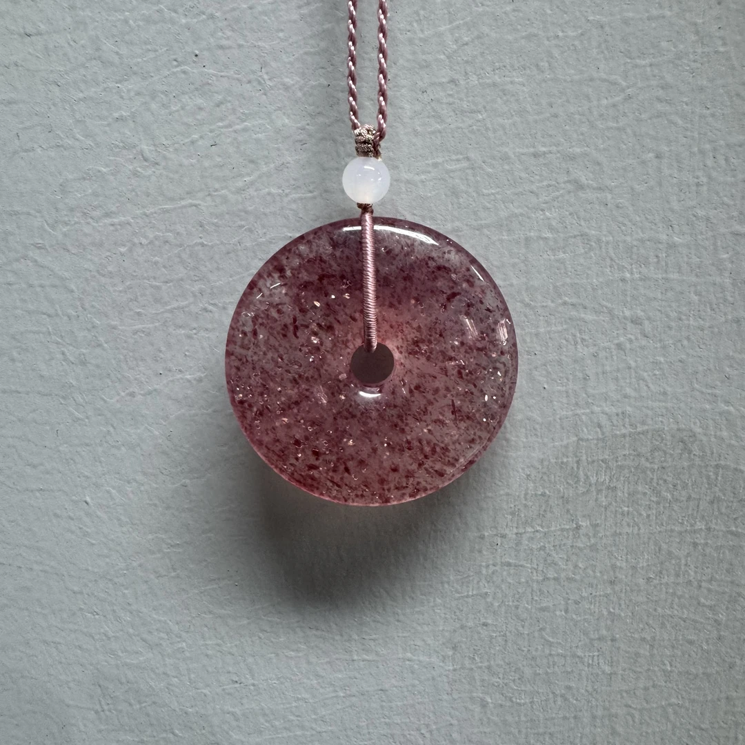 （瑶瑶专属福袋）草莓晶平安扣