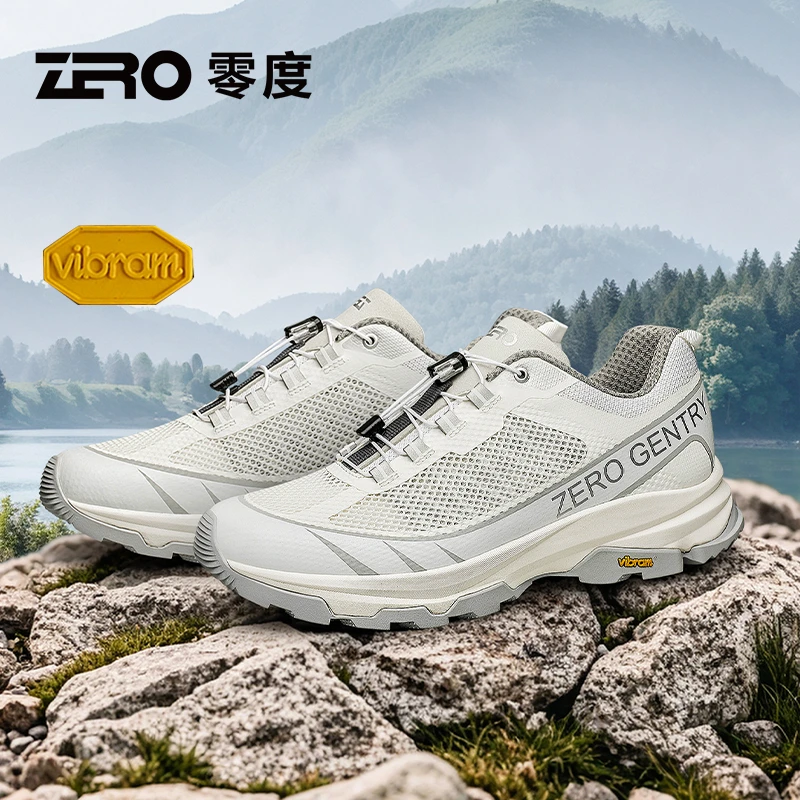 零度/ZRO耐磨男鞋透气户外休闲鞋舒适轻便低帮防滑运动鞋一脚蹬