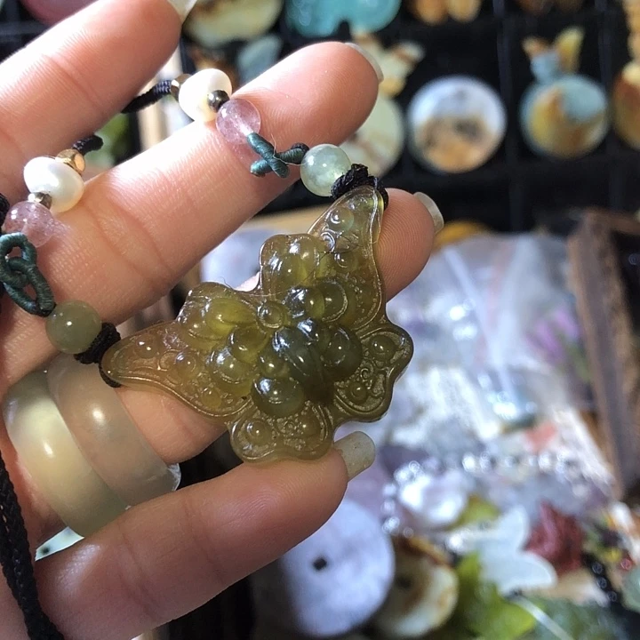 岫玉未镶嵌岫玉挂件