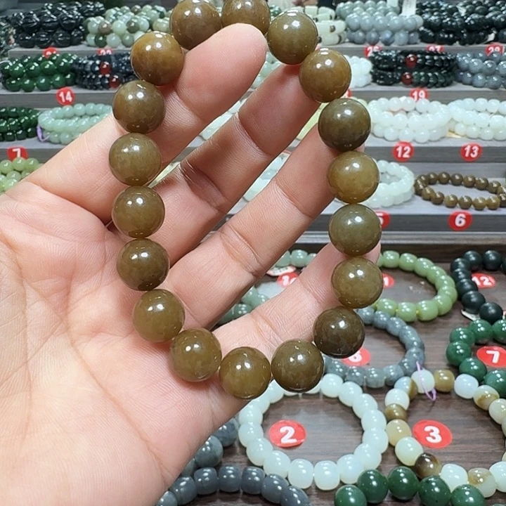 未镶嵌手链和田玉新疆且末糖卡12