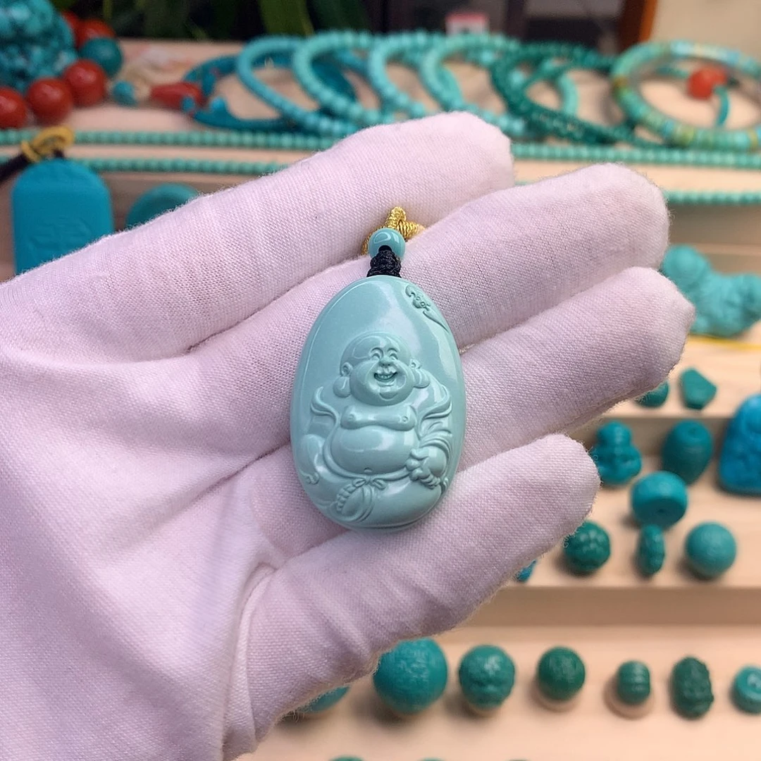 绿松石珠宝半成品未镶嵌