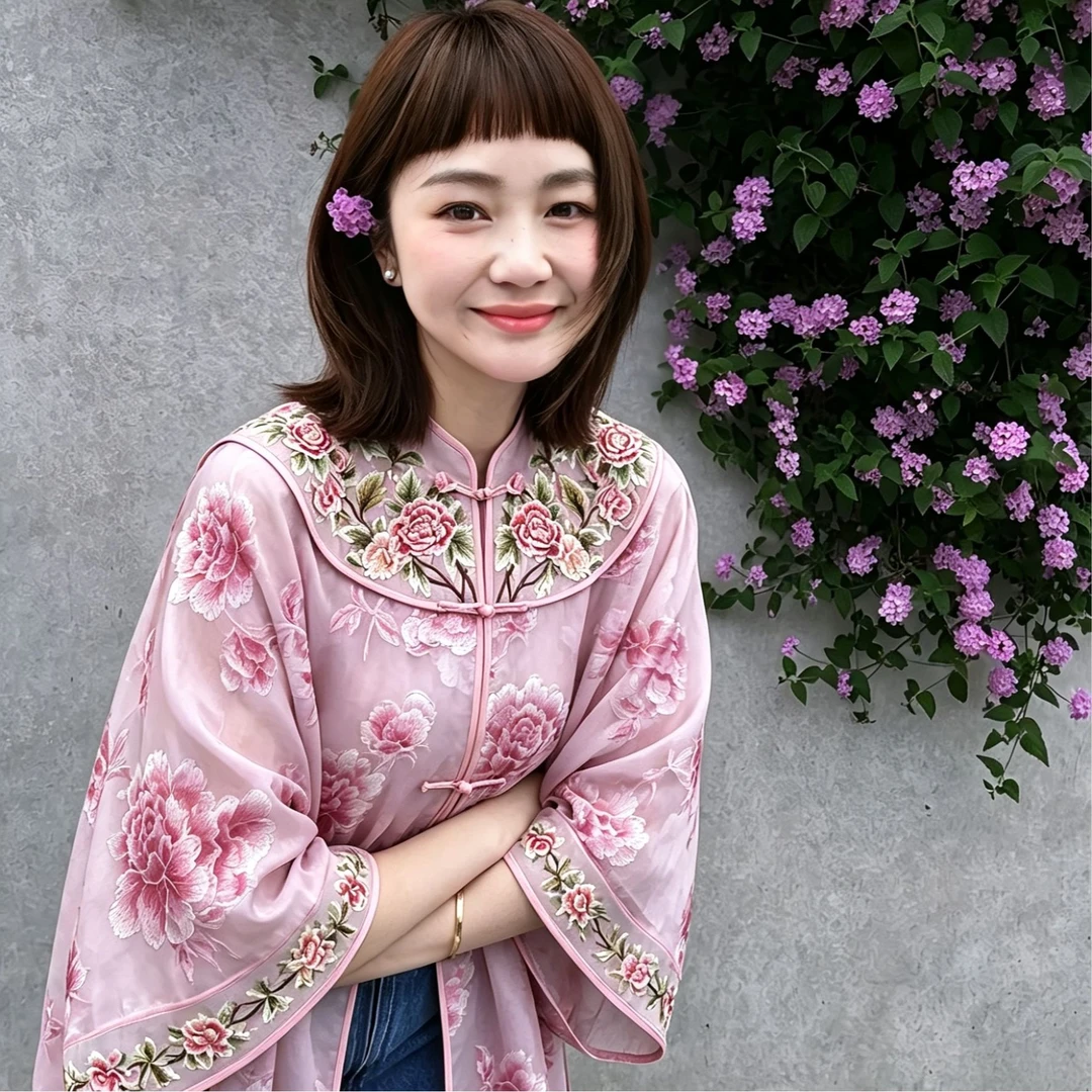 「伊落传芳」丽古龙复古国风原创日常百搭设计中式刺绣汉服女装上衣