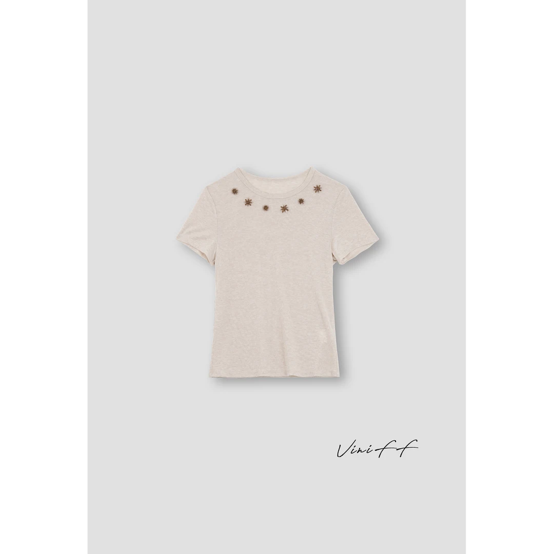 ViniFF薇妮｜圆领短袖T恤CZ5CT007